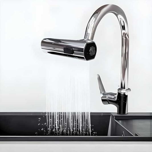 3 in 1 360 Degrees Waterfall Kitchen Faucet, Touch Faucet, Extender for Kitchen Sink