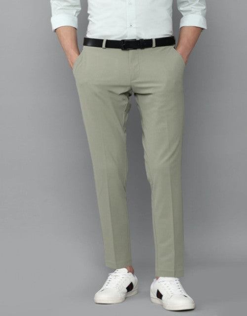 Solid Slim Fit Trousers